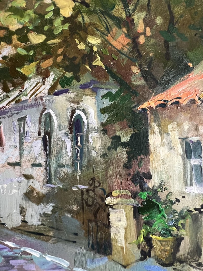 Oil painting Along the city's bustling old street Yuriy Suprunchuk - 7