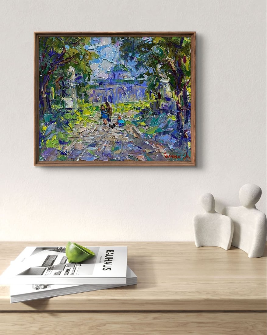 Oil painting Alley in the park Oleksiy Ivanyuk - 2