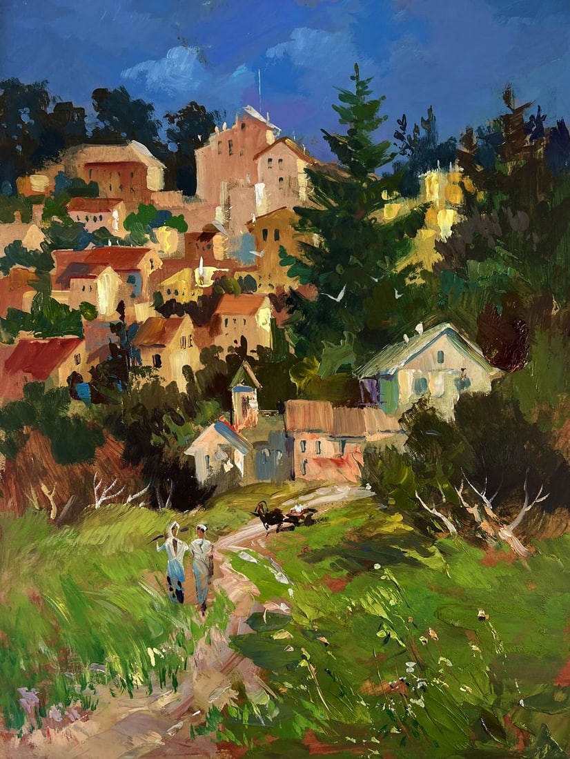 Oil painting Streets that hide stories and dreams Yuriy Suprunchuk - 3