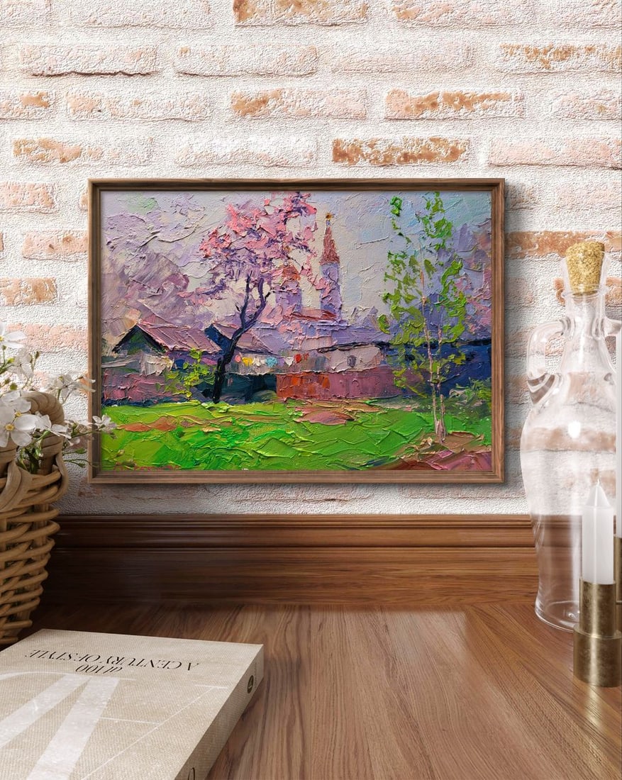 Oil painting Spring has come Boris Serdyuk - 2