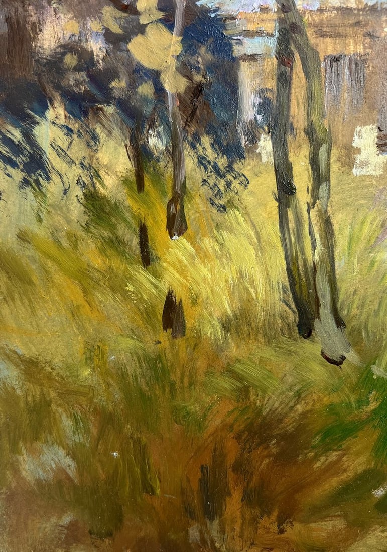 Oil painting The rustle of autumn outside the window Yuriy Suprunchuk - 7