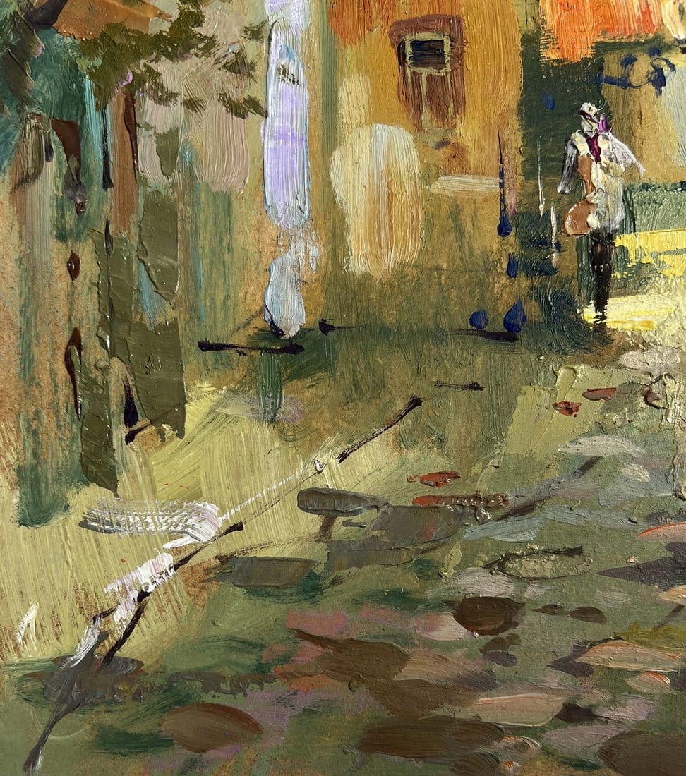 Oil painting Fresh air from the streets Yuriy Suprunchuk - 7
