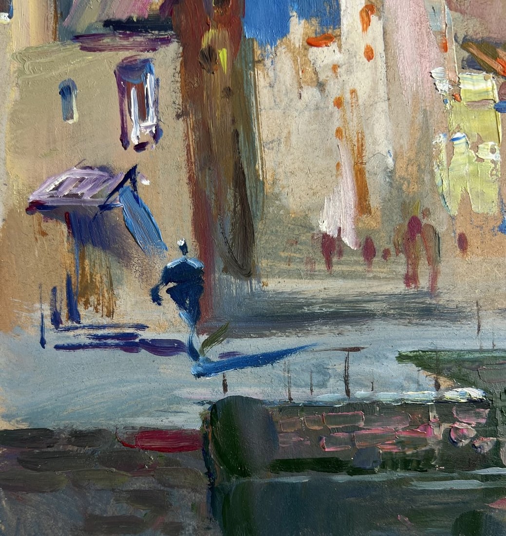 Oil painting Shadows of City Life Yuriy Suprunchuk - 7