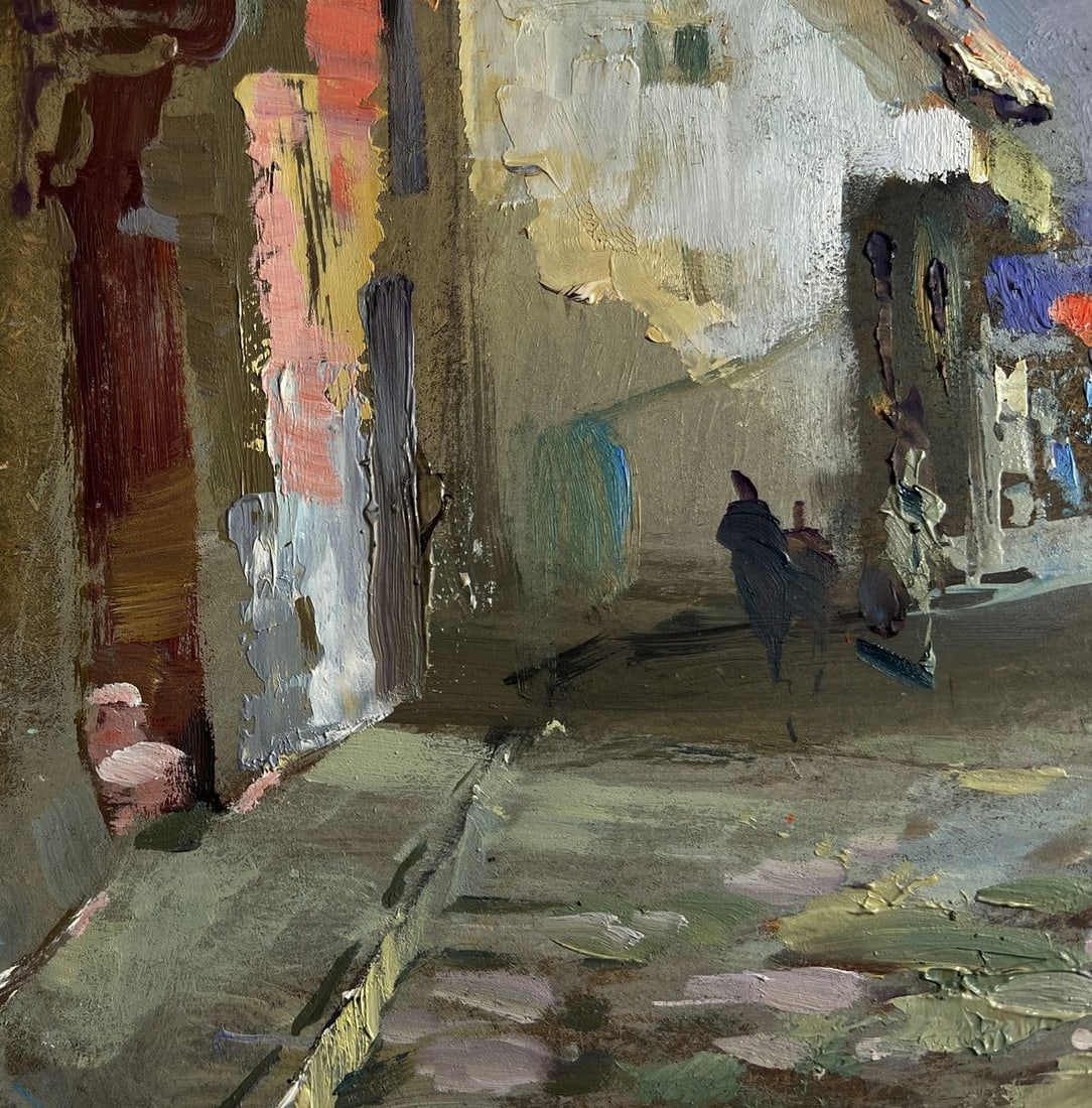 Oil painting Walking along the city street Yuriy Suprunchuk - 7