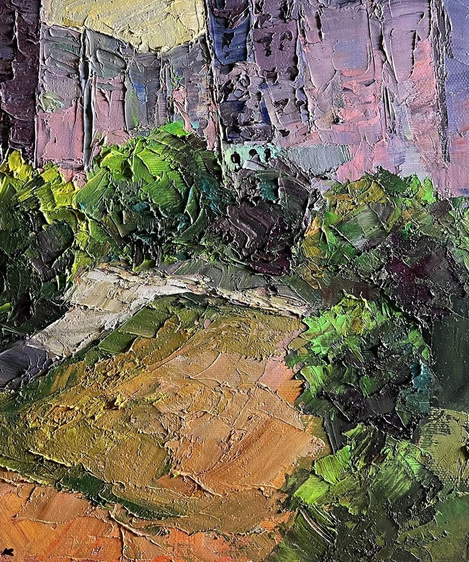 Oil painting Summer day in the city Boris Serdyuk - 7