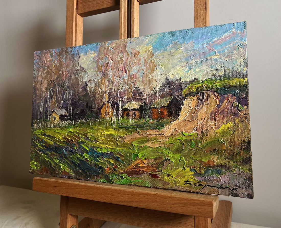 Oil painting The fragrant nature of spring Boris Serdyuk - 2