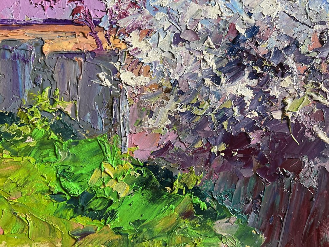 Oil painting Cherry blossom Boris Serdyuk - 7
