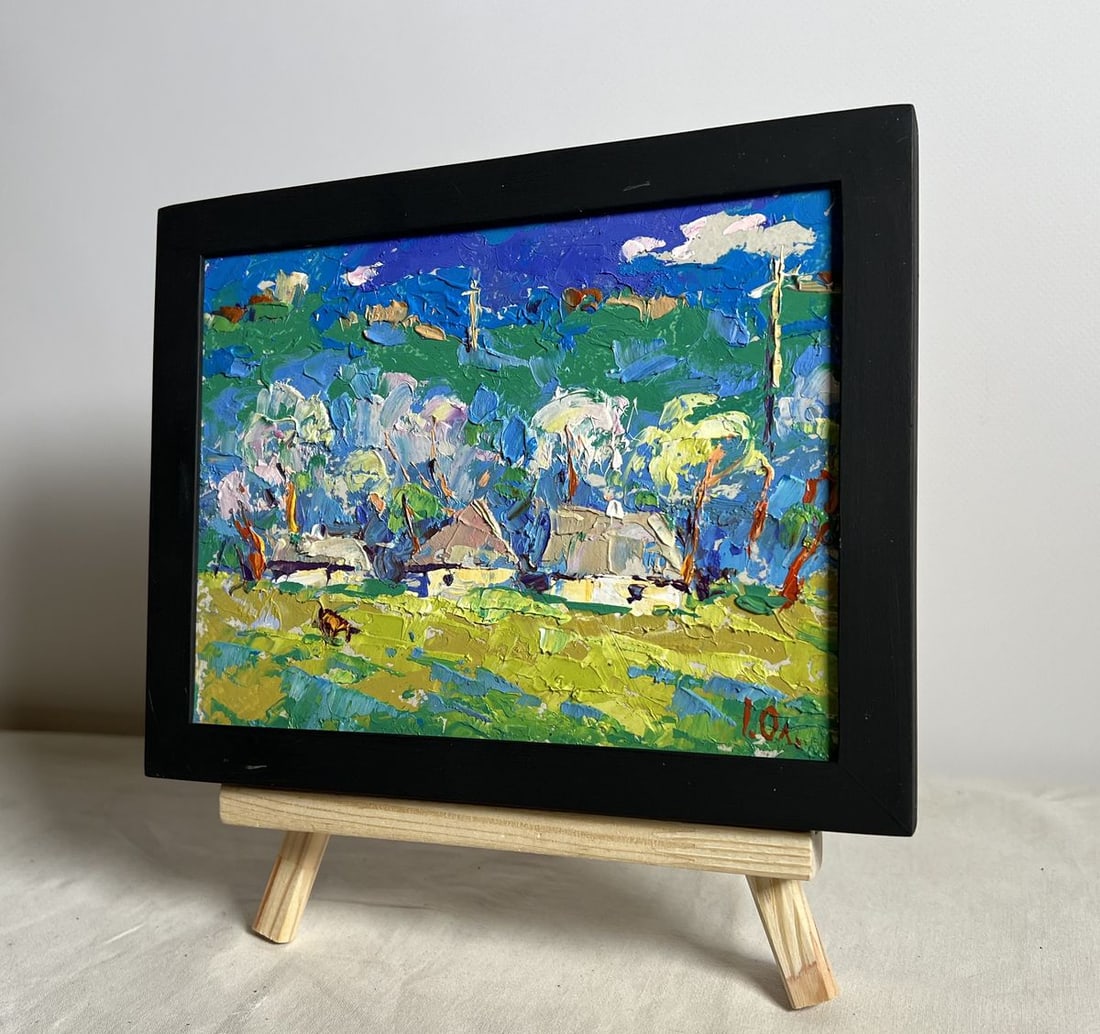 Oil painting Spring morning Alex Kalenyuk - 2