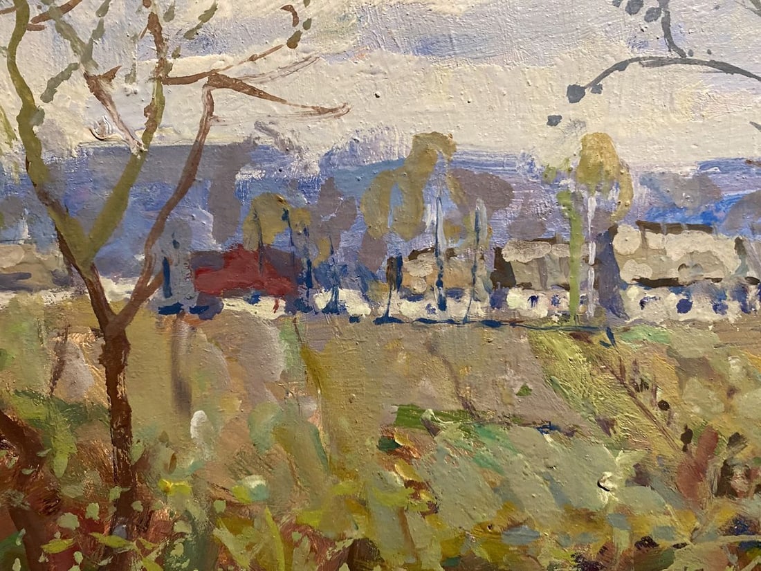 Oil painting Outskirts of Zaporozhye Georgy Kolosovsky - 2