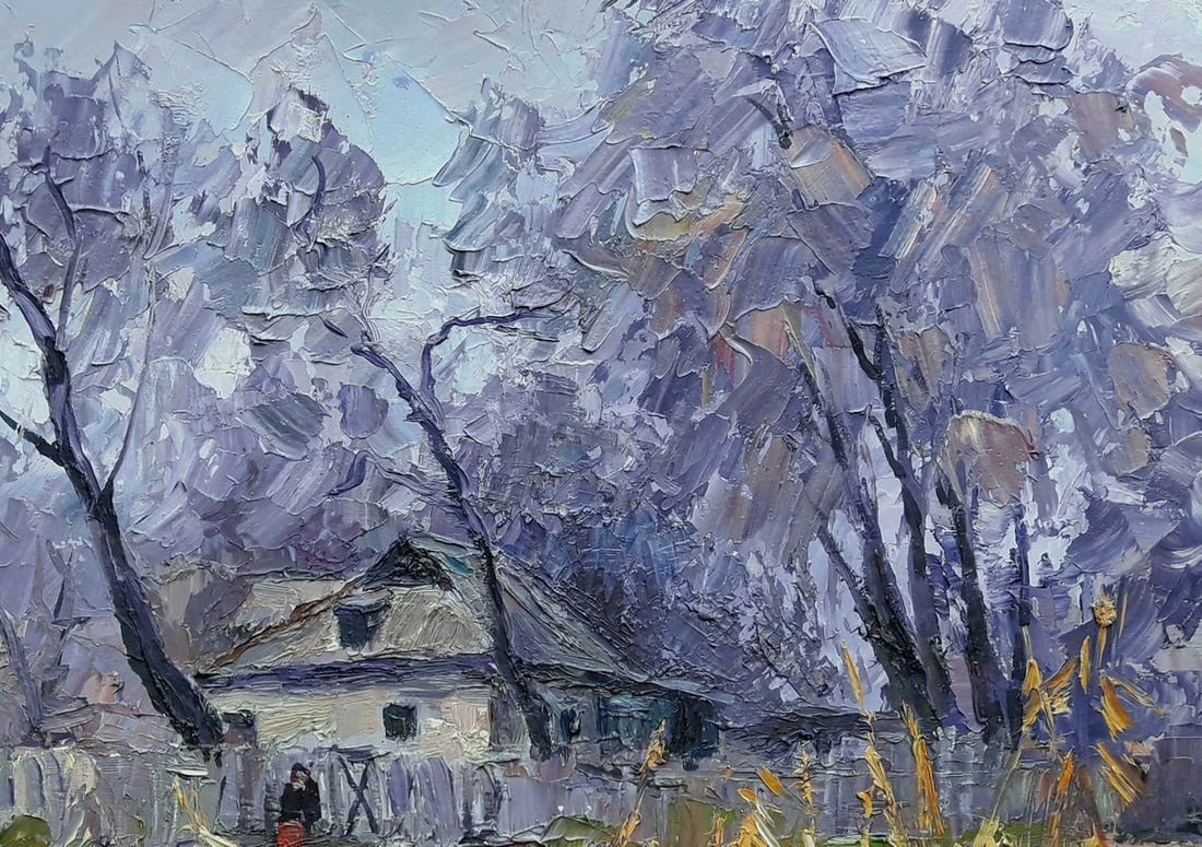 Oil painting Grandma's House Serdyuk Boris Petrovich - 4