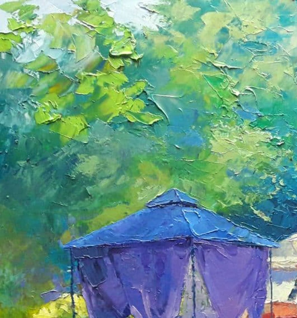 Oil painting Caravan Cafe Serdyuk Boris Petrovich - 2