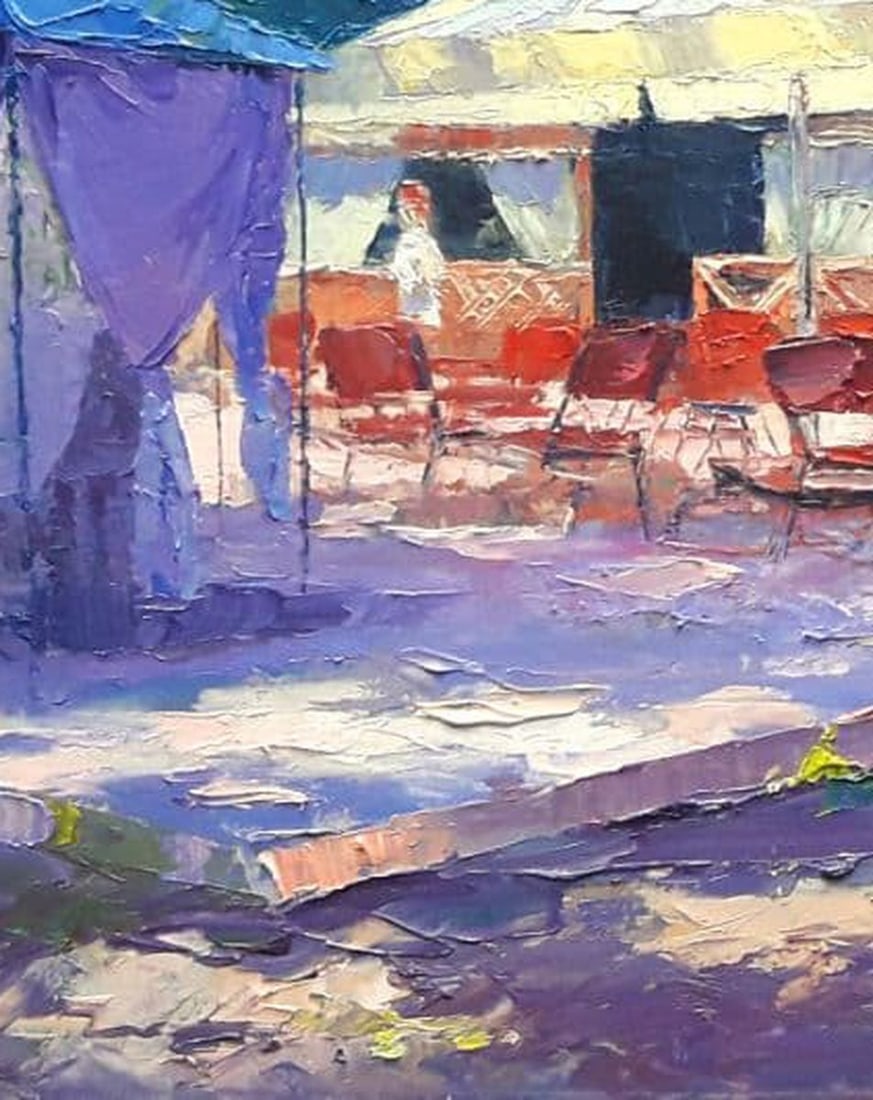 Oil painting Caravan Cafe Serdyuk Boris Petrovich - 7