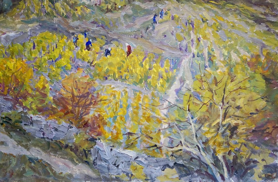 Oil painting Vegetable gardens Basov Yakov Alexandrovich - 5