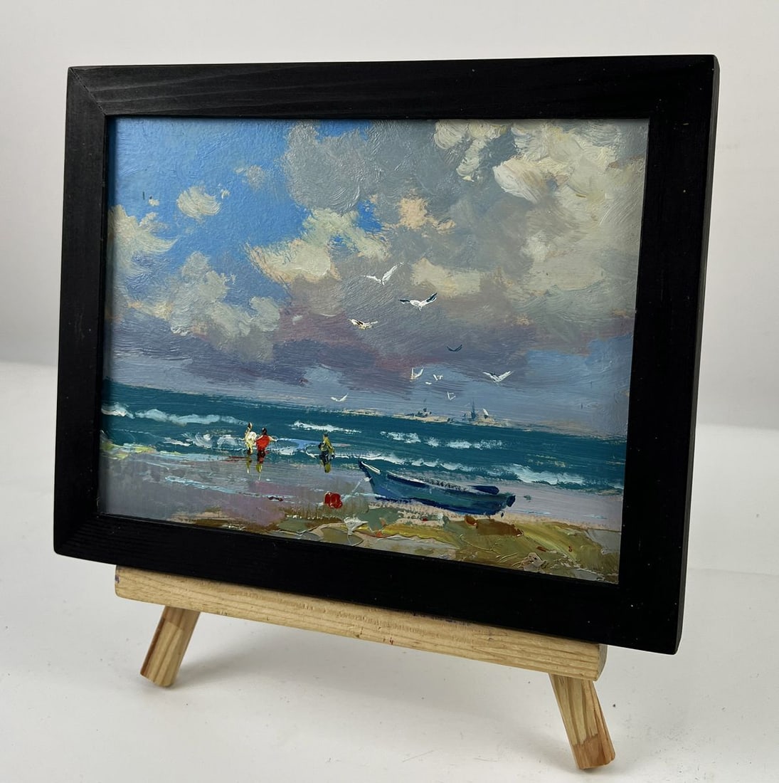Oil painting Boat on the Seashore Yuriy Suprunchuk - 2