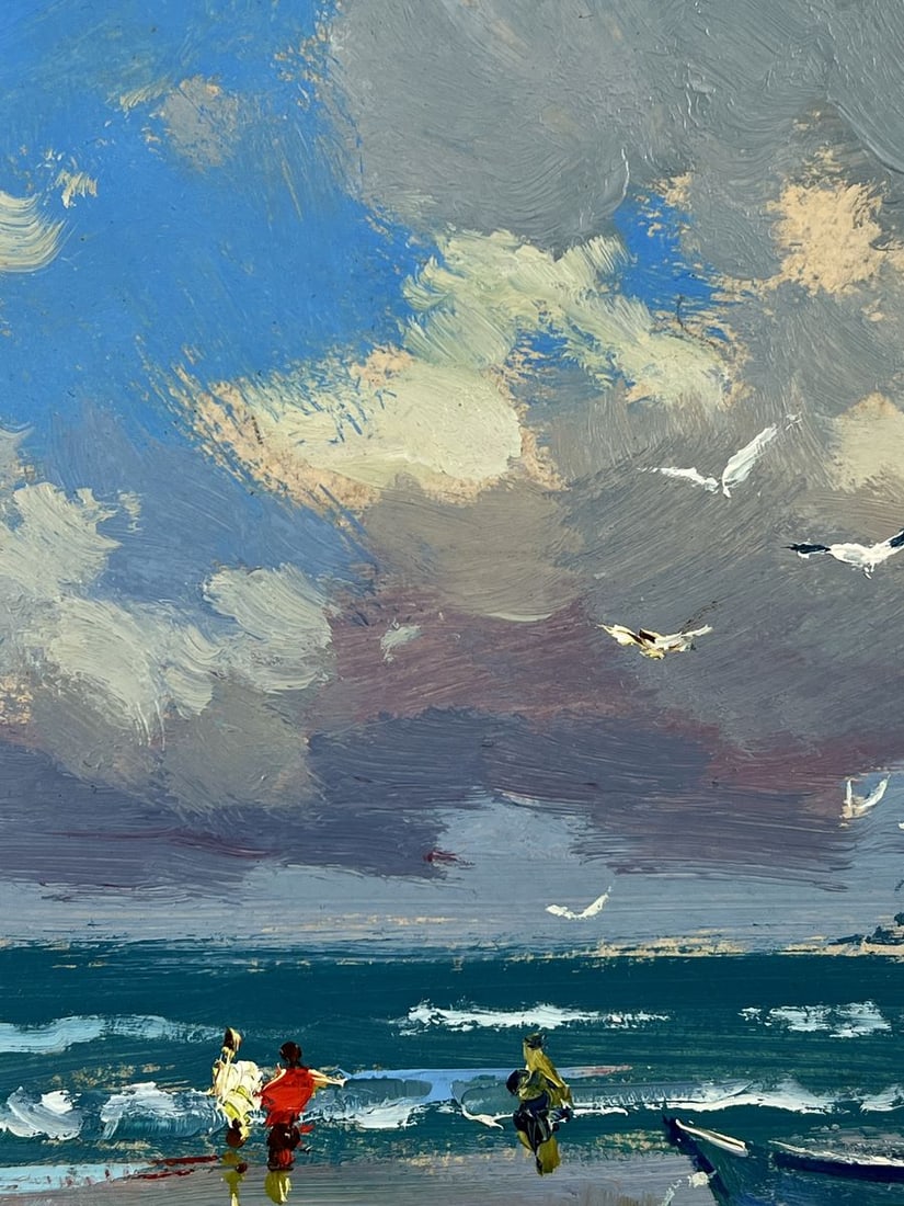 Oil painting Boat on the Seashore Yuriy Suprunchuk - 4