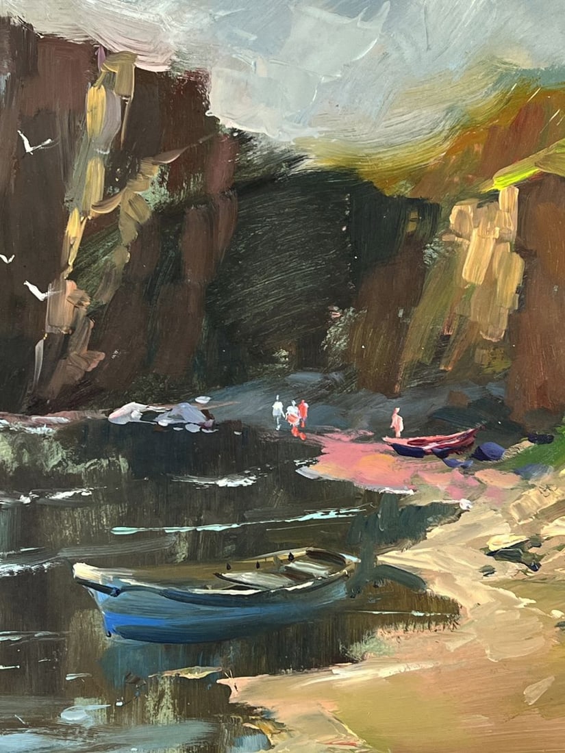 Oil painting People on the Lonely Shore Yuriy Suprunchuk - 10