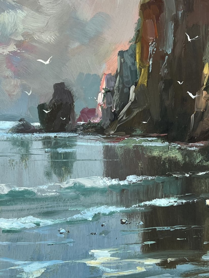 Oil painting People on the Lonely Shore Yuriy Suprunchuk - 5