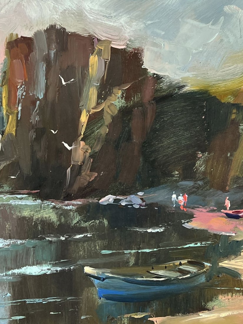 Oil painting People on the Lonely Shore Yuriy Suprunchuk - 9
