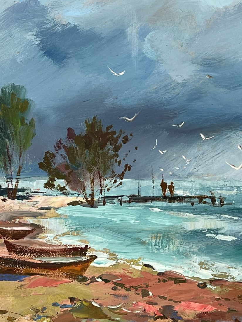 Oil painting Before the Storm at Sea Yuriy Suprunchuk - 5