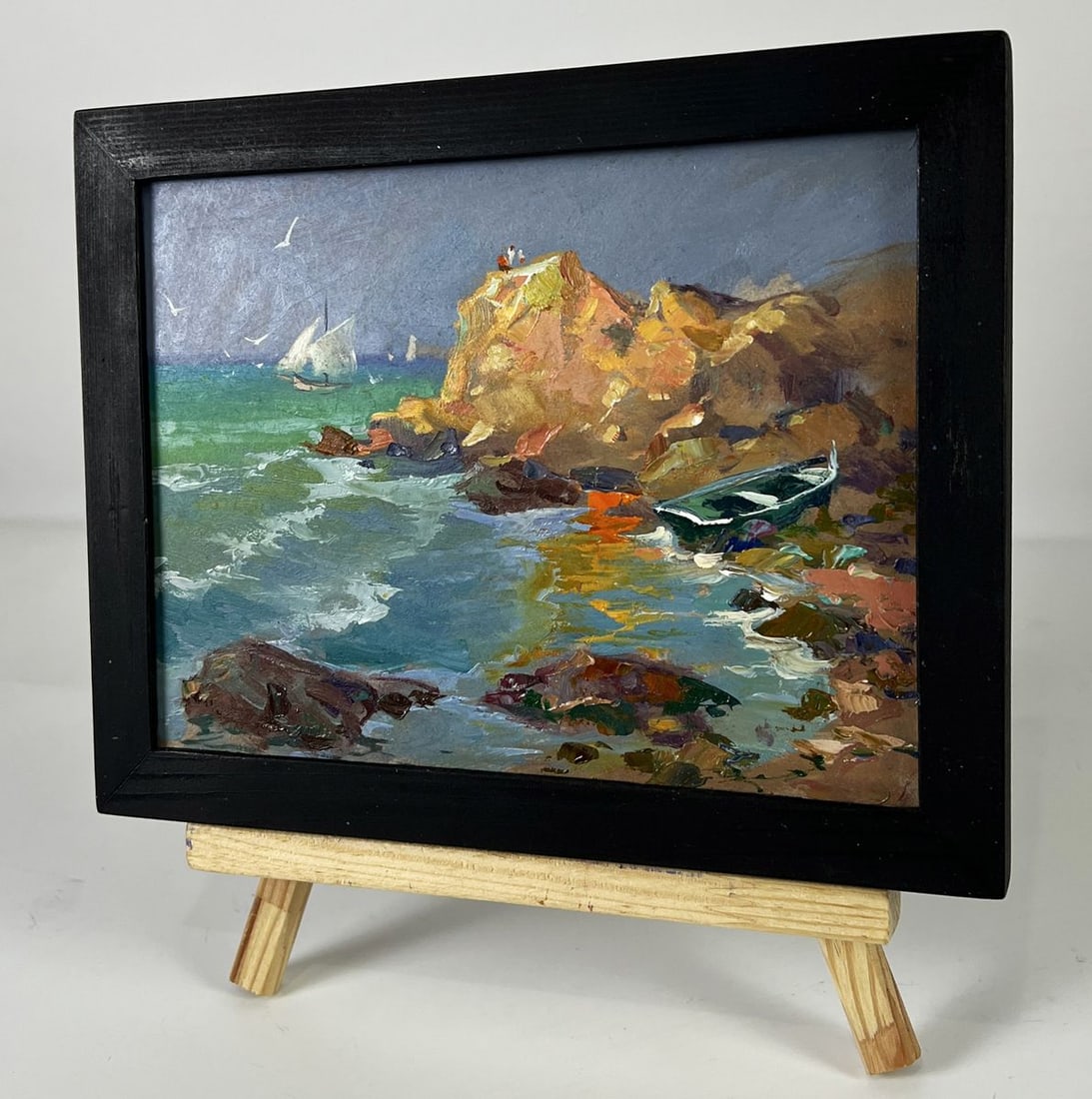 Oil painting Boat Near the Seashore Yuriy Suprunchuk - 2