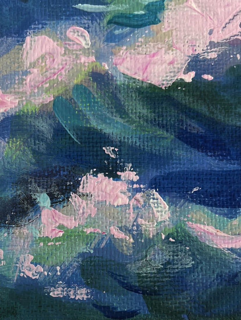 Acrylic painting Evening breeze on the sea Mykhailo Patskan - 7