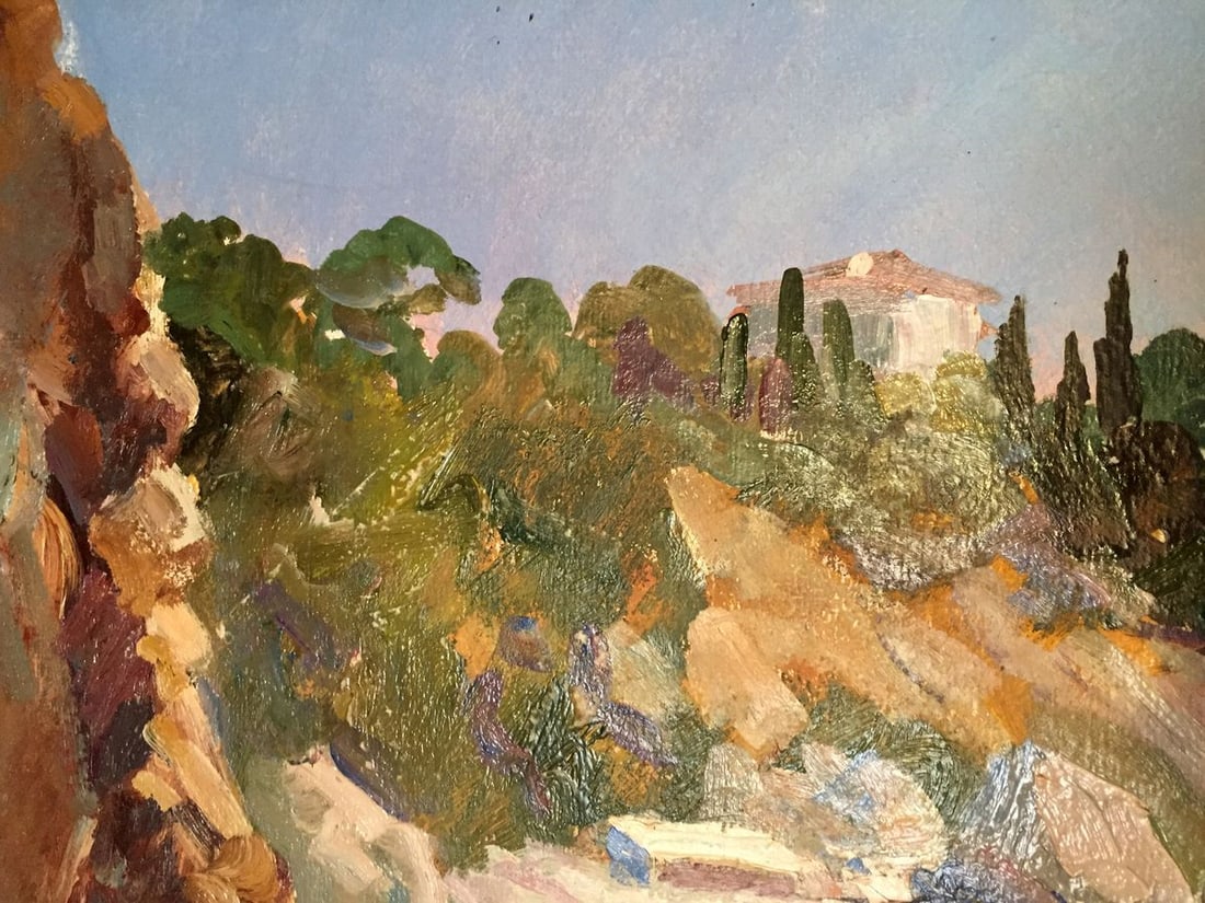 Oil painting Summer on the beach Yakov Aleksandrovich Basov - 4
