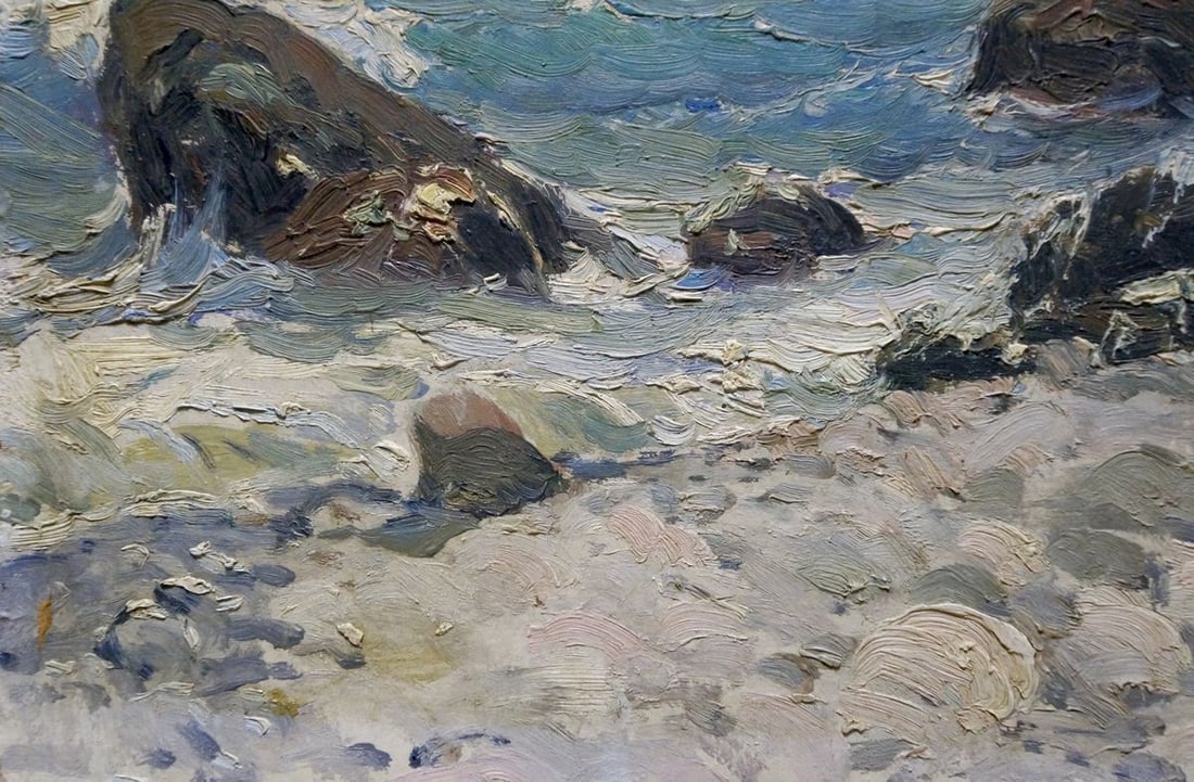 Oil painting Seascape Pyotr Kuzmich Stolyarenko - 2