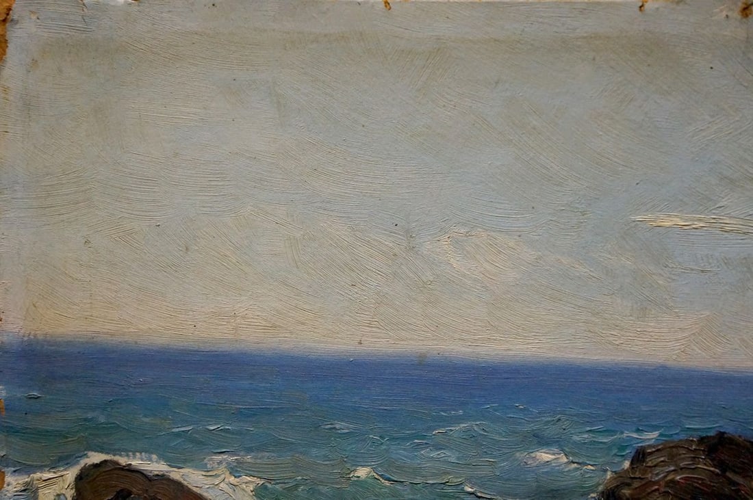 Oil painting Seascape Pyotr Kuzmich Stolyarenko - 3