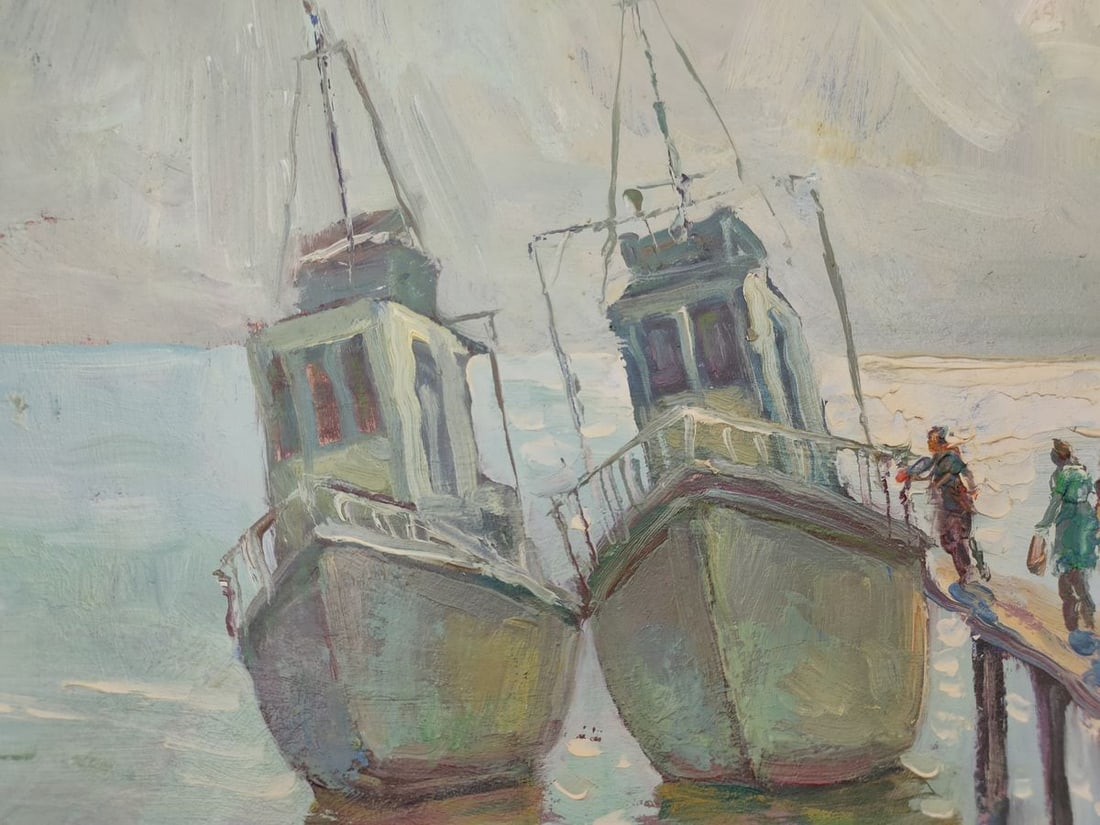 Oil painting On the pier Mishurovsky V. V. - 4