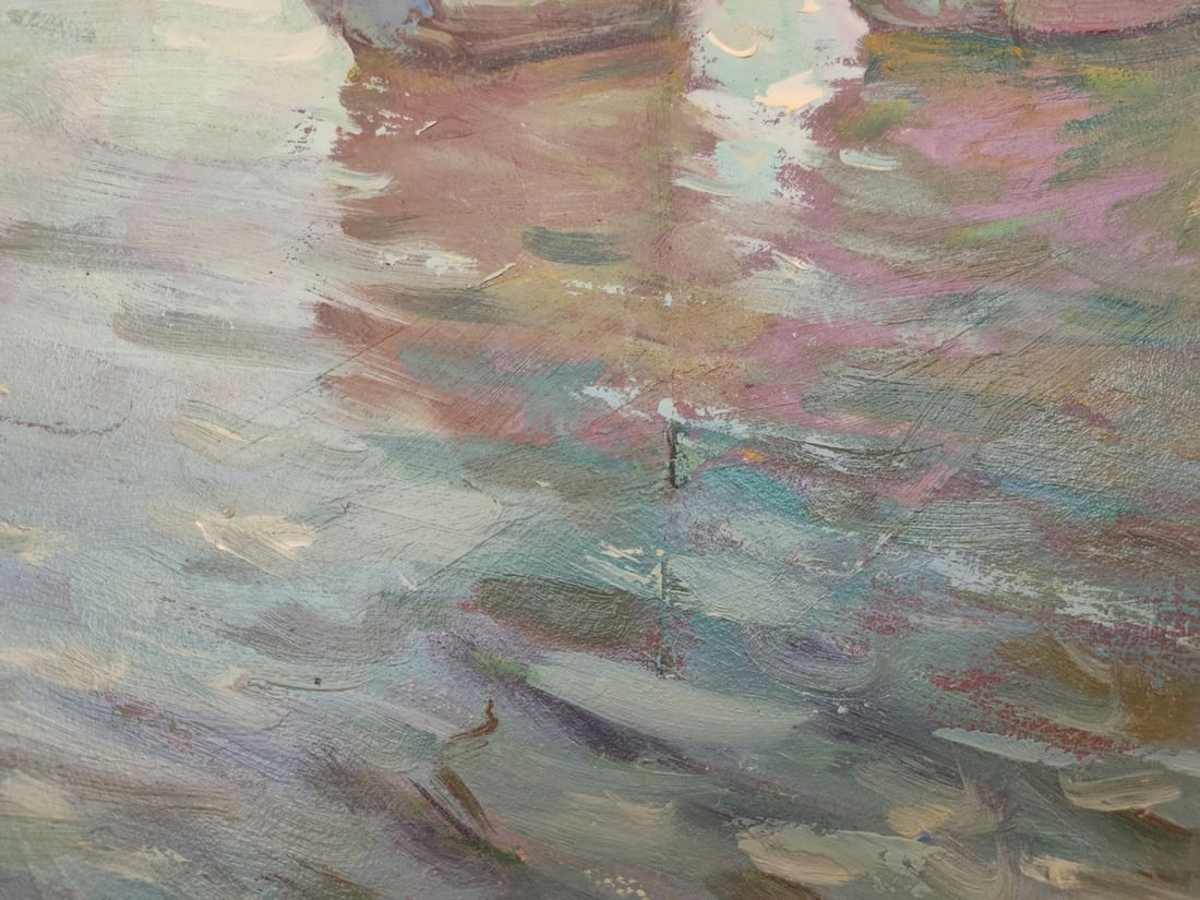 Oil painting On the pier Mishurovsky V. V. - 7
