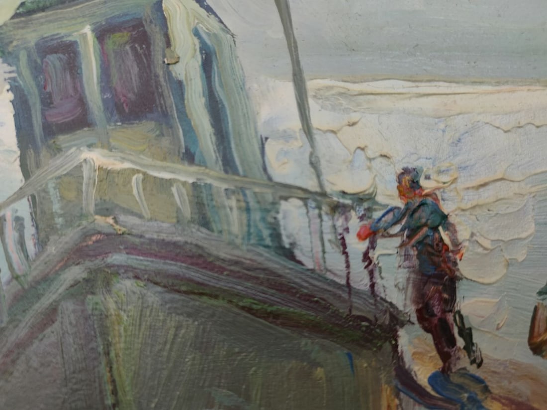 Oil painting On the pier Mishurovsky V. V. - 8