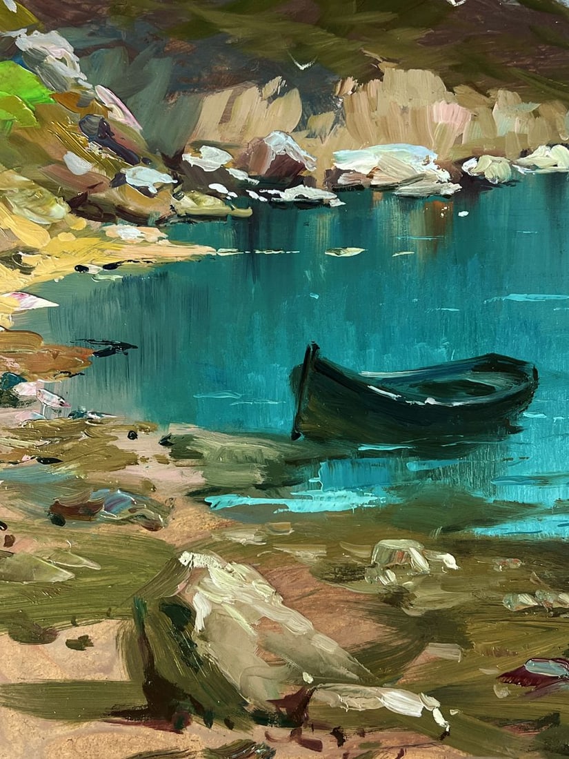 Oil painting Seagulls Fly to the Shore Yuriy Suprunchuk - 6