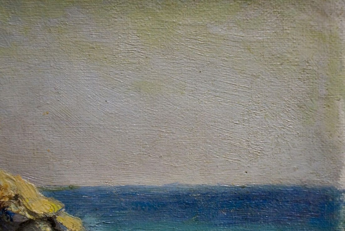 Oil painting Off the coast Paul Christiaan Poll - 4