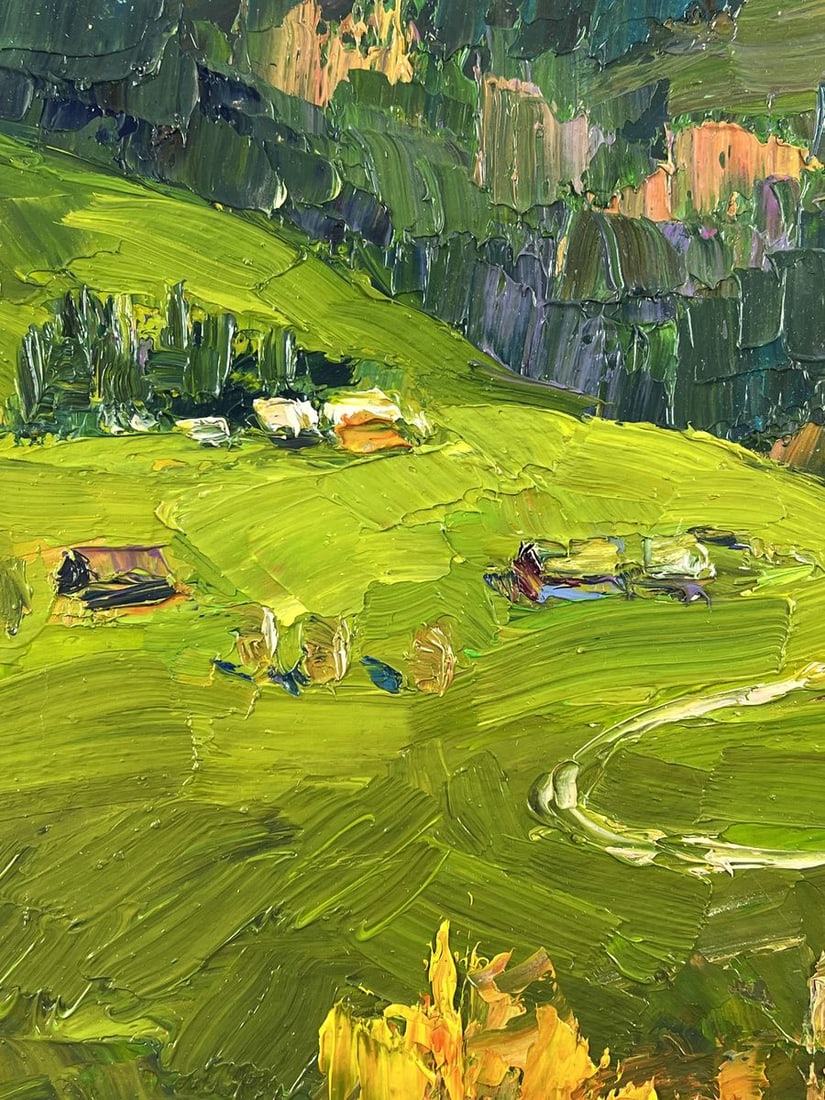 Oil painting Autumn Mountain View Boris Serdyuk - 4
