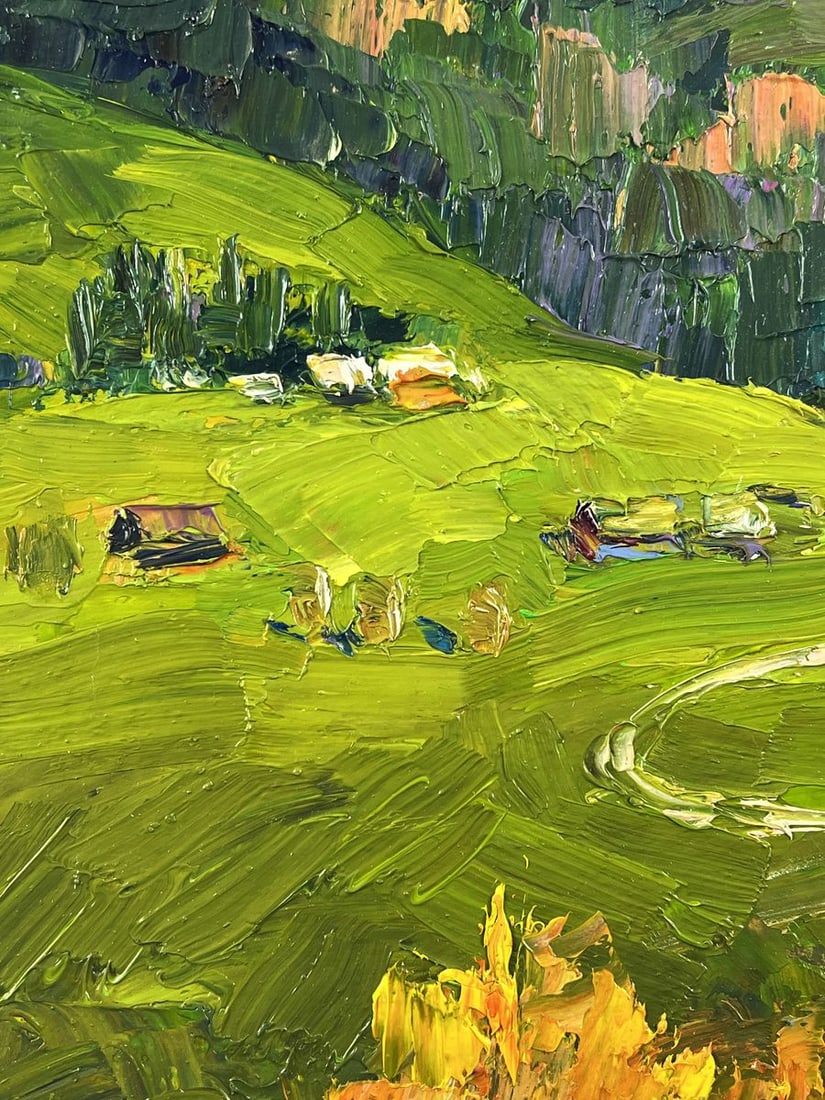 Oil painting Autumn Mountain View Boris Serdyuk - 5