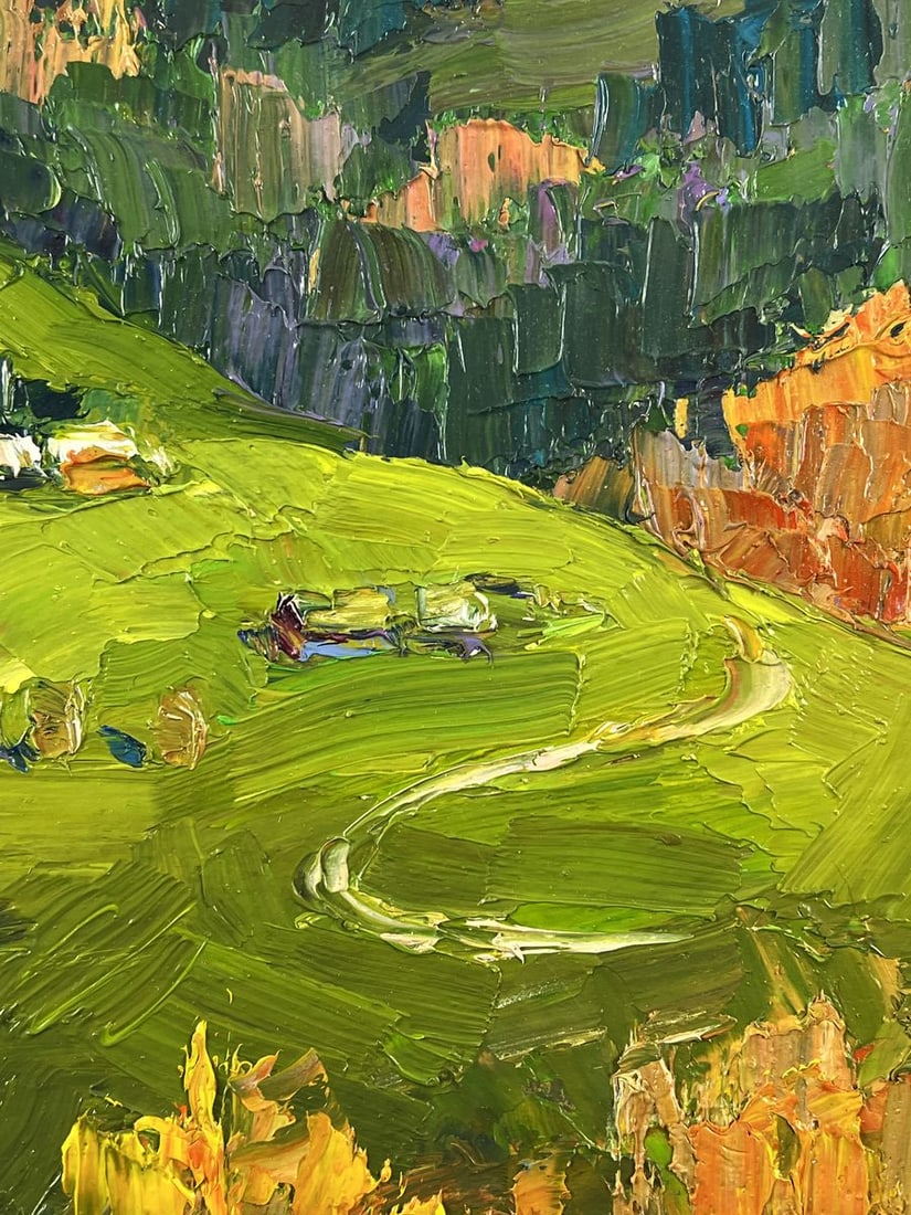 Oil painting Autumn Mountain View Boris Serdyuk - 6