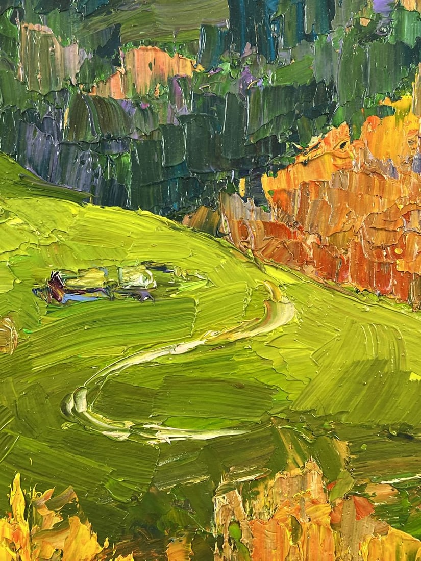 Oil painting Autumn Mountain View Boris Serdyuk - 7