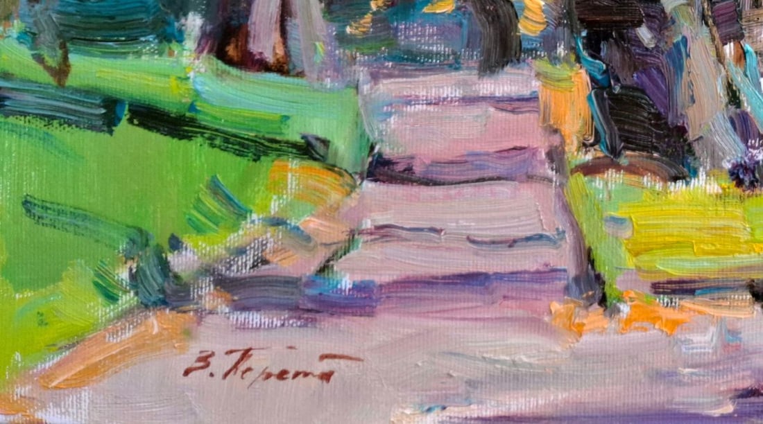 Oil painting Sunny October Vyacheslav Pereta - 7