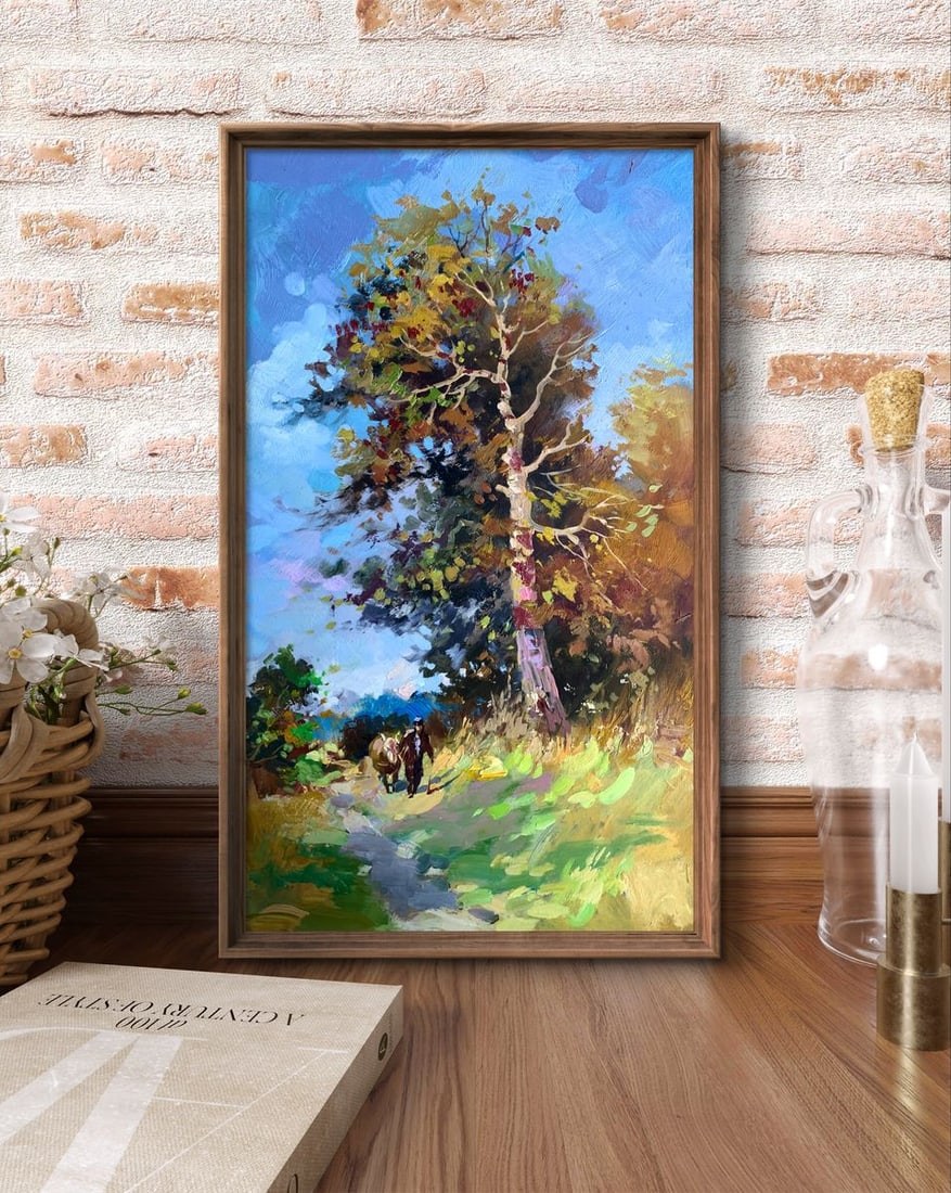 Oil painting Returning home Yuriy Suprunchuk - 3