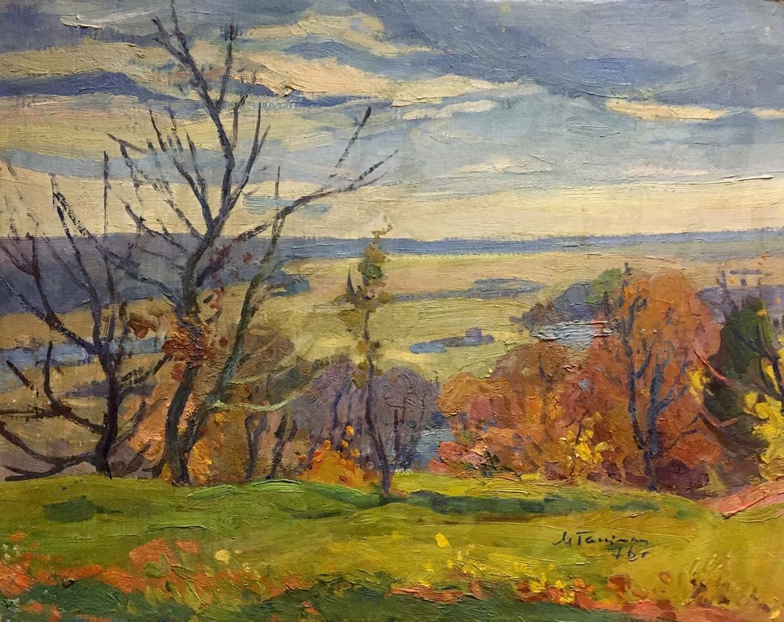 Oil painting Sunny day Gantman Moses Faybovich (1 of 8)