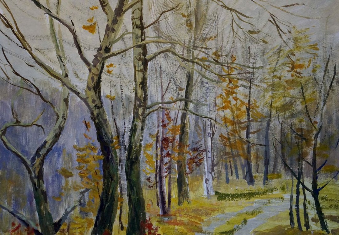 Oil painting Autumn - 3