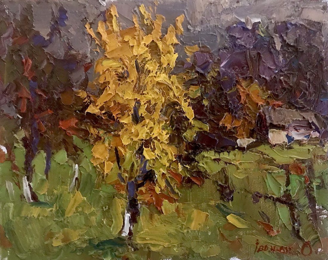Oil painting Twilight Kalenyuk Oksana (1 of 4)