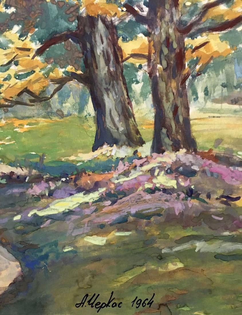 Gouache painting Autumn beauty Cherkas A.G. - 2