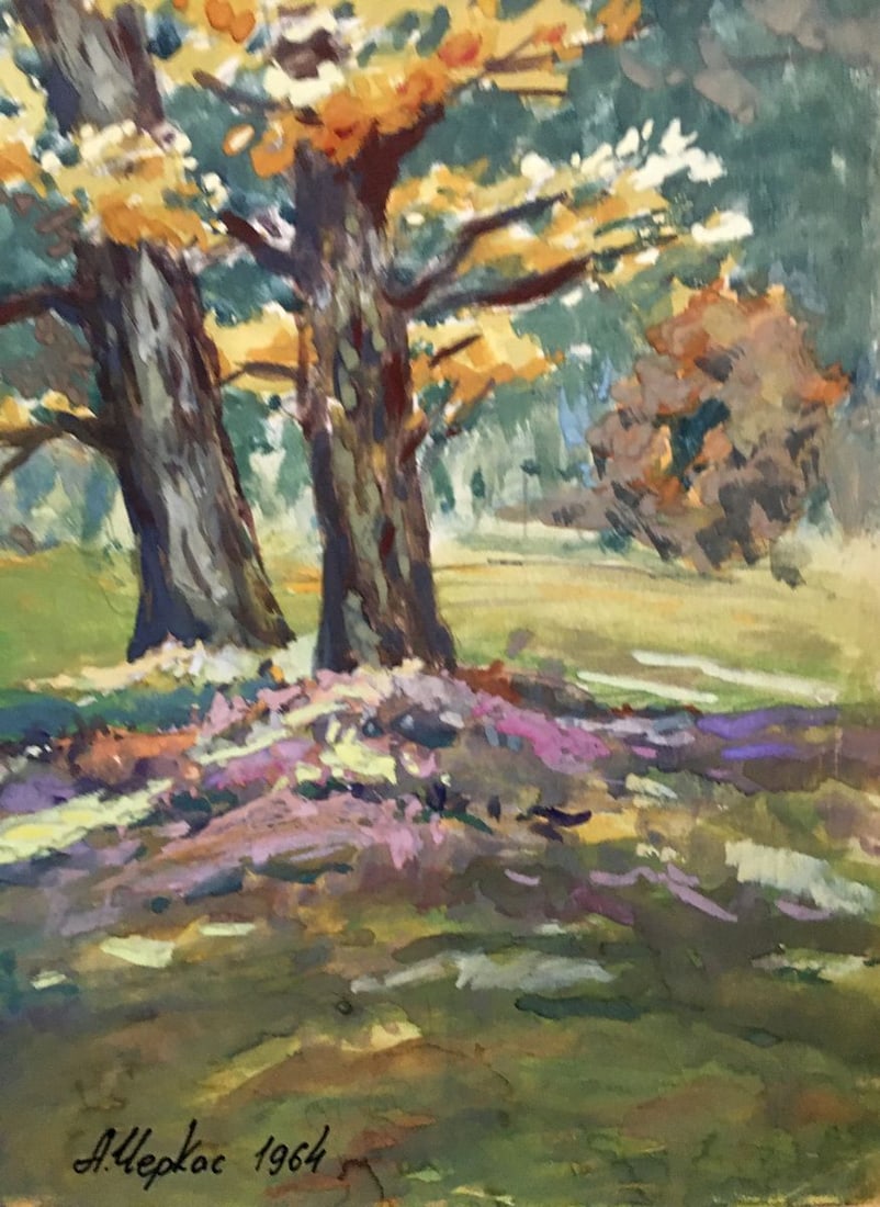 Gouache painting Autumn beauty Cherkas A.G. - 3
