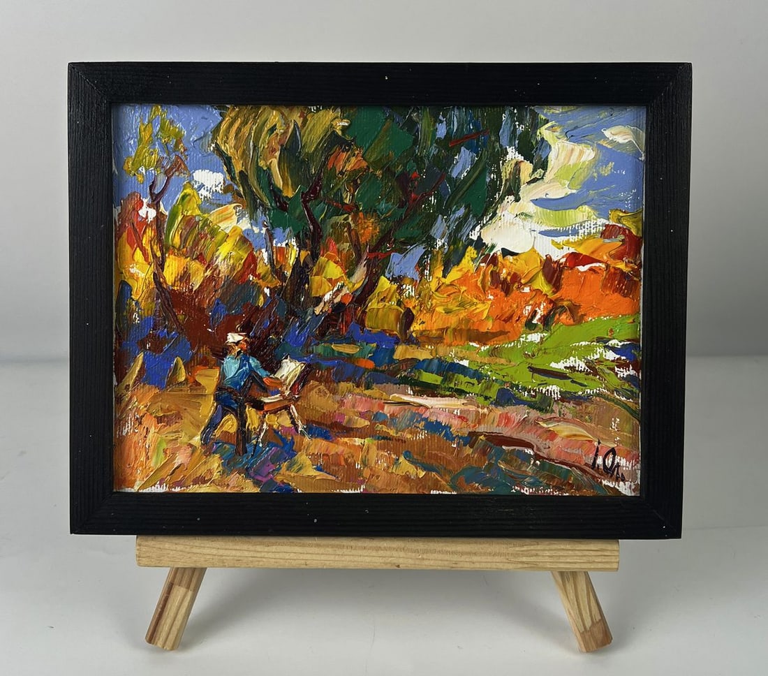 Oil painting The autumn smell of nature Oleksiy Ivanyuk: Title: Oil painting The autumn smell of nature Oleksiy Ivanyuk Description: No.AAA6298*** ABOUT THIS PAINTING **** TITLE: "The autumn smell of nature"* ARTISTS: Oleksiy Ivanyuk* SIZE: 15x20 cm/5.90x7.