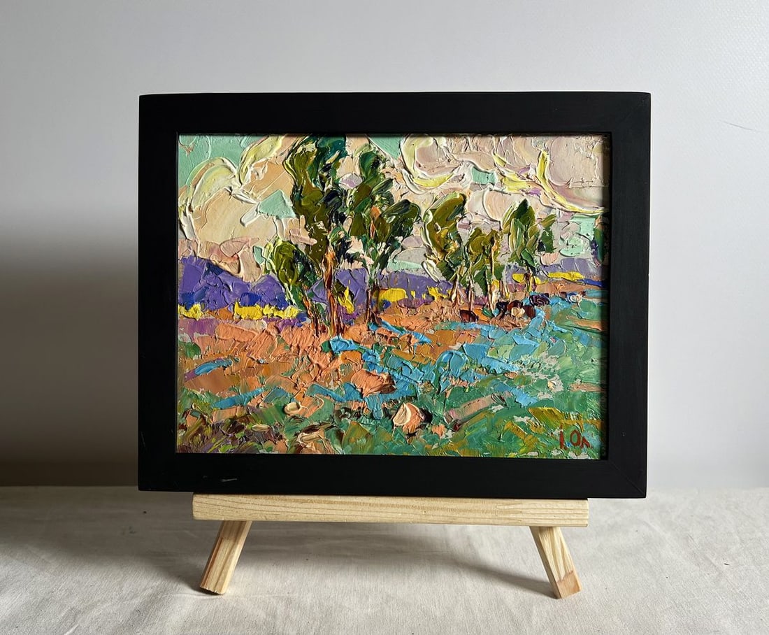 Oil painting In the autumn meadows Alex Kalenyuk (1 of 10)