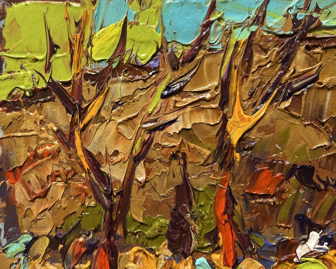 Oil painting Near the old hill Alex Kalenyuk - 4