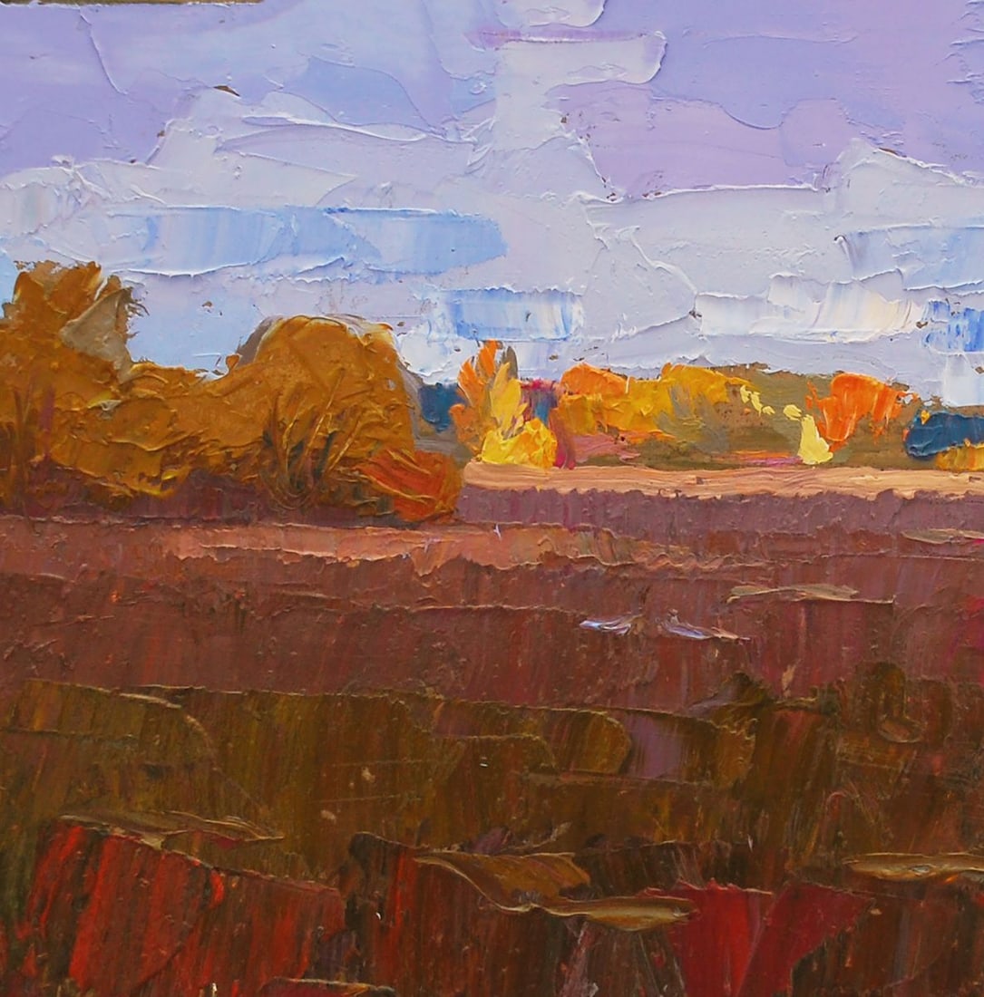 Oil painting Autumn ray Egor Ktpatunov - 3