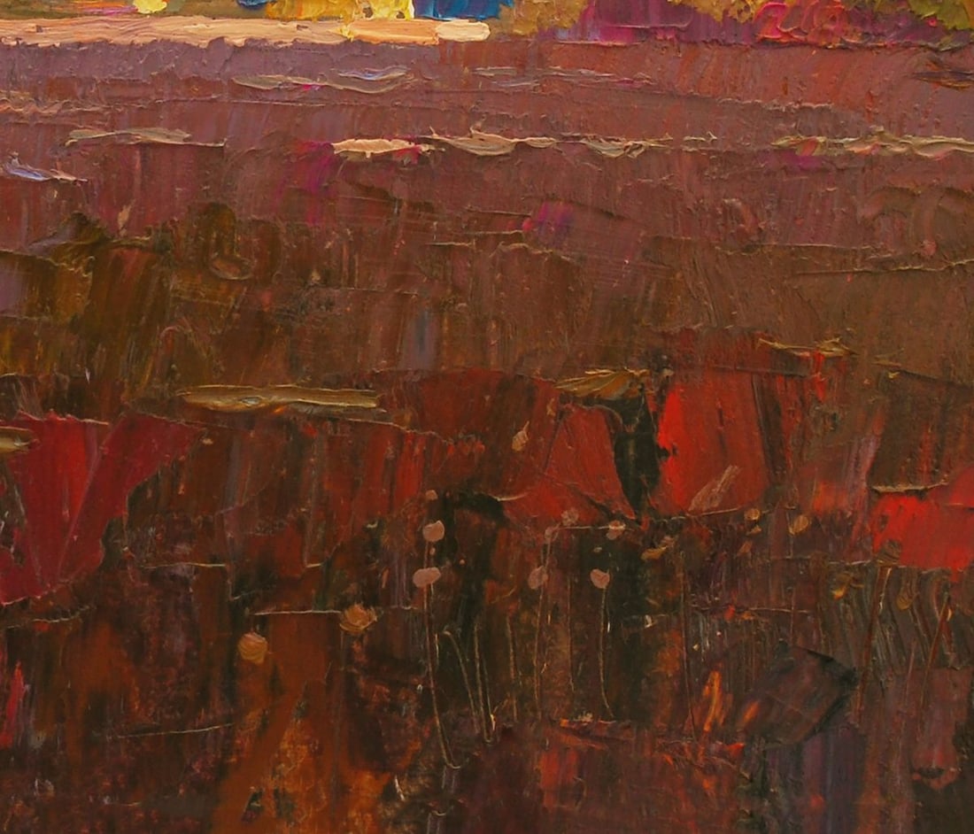 Oil painting Autumn ray Egor Ktpatunov - 8