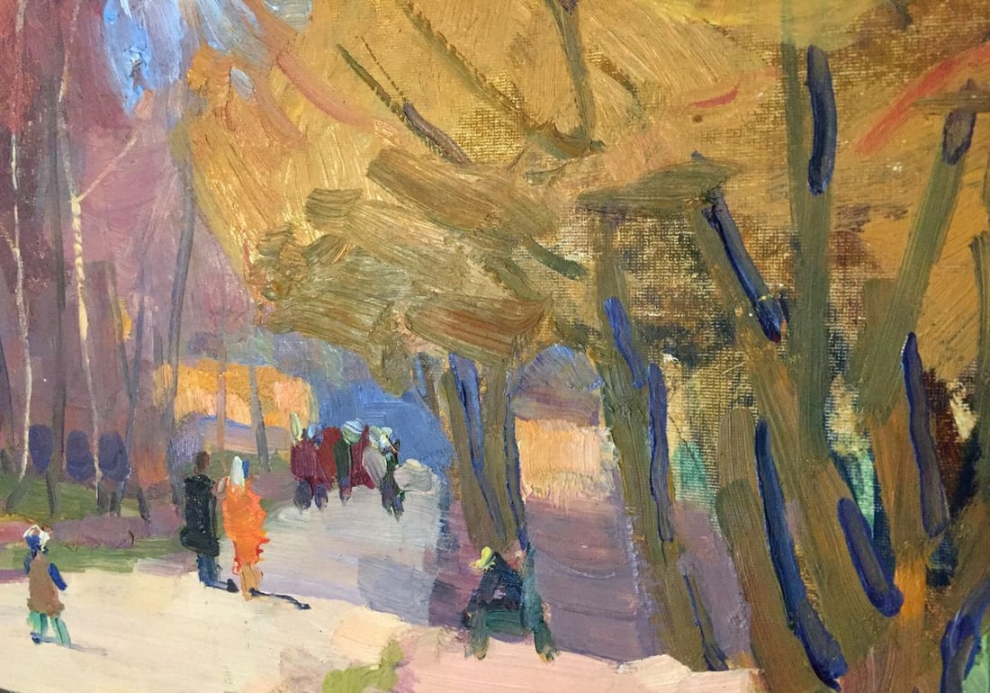Oil painting Golden forest Khrustalenko Nikolay Aleksandrovich - 2